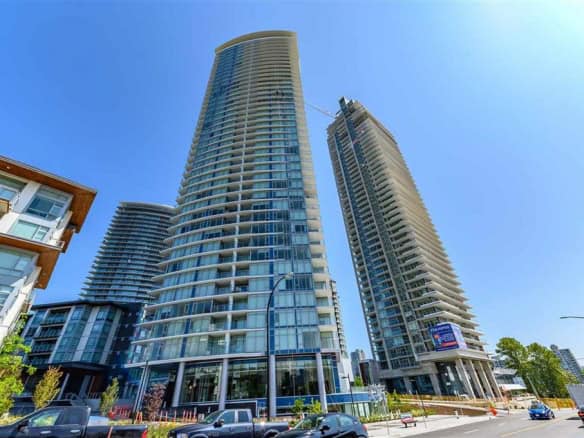 Modern high-rise condominiums in Vancouver's downtown core, showcasing luxury living, contemporary architecture, and prime real estate opportunities.