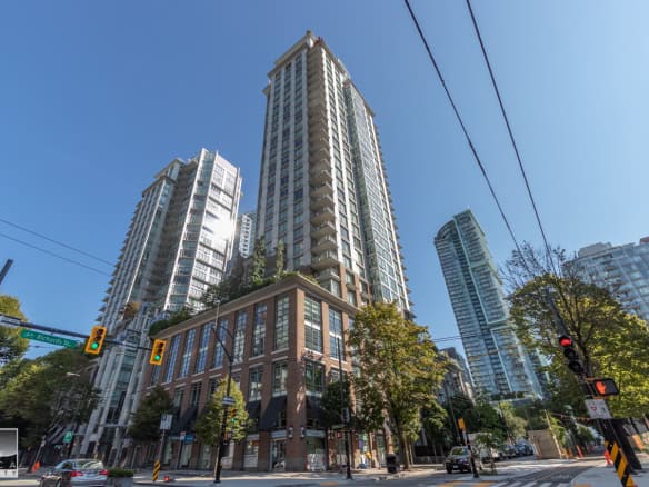 Modern high-rise residential condos in Vancouver featuring luxury apartments and prime real estate opportunities by Orca Realty Inc.