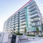 Modern multi-story residential condo building with glass balconies, located in Vancouver, Canada, showcasing contemporary urban real estate options by Orca Realty Inc.