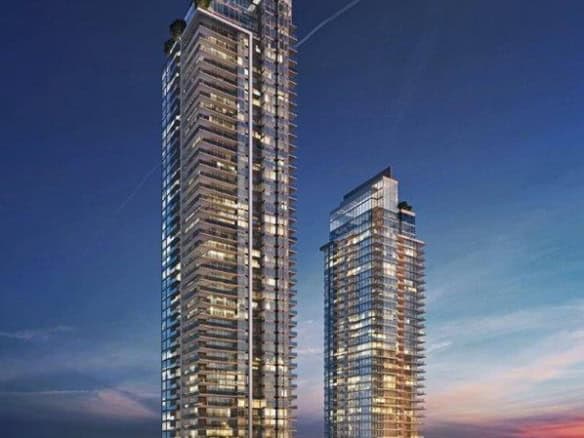 Luxurious modern high-rise condominiums in downtown Vancouver with stunning city views and premium amenities, offered by Orca Realty Inc.
