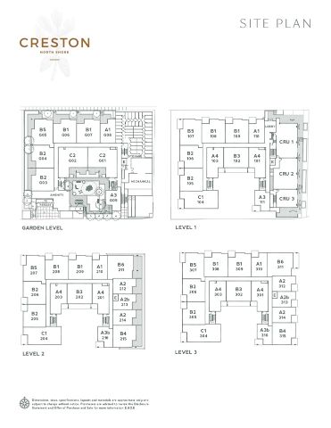 Modern residential site plan featuring multiple levels, apartment units, and common areas, showcasing real estate development expertise.