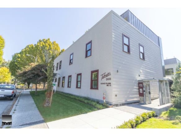 Modern commercial building with prime frontage in a vibrant neighbourhood, ideal for offices or retail spaces, offered by Orca Realty Inc. in en_CA.