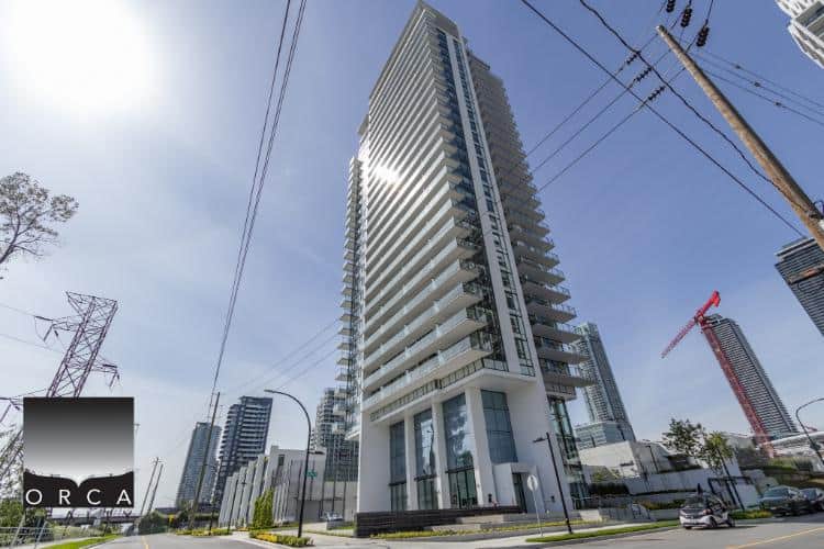 Contemporary high-rise residential building in downtown Vancouver, showcasing luxury condos and modern architecture. Perfect for those seeking upscale urban living in British Columbia.