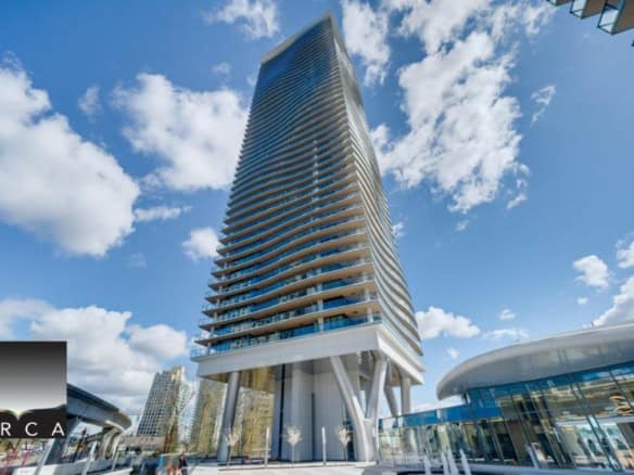 Luxurious high-rise condominium building in Vancouver, offering stunning views and modern design, perfect for urban living and real estate investment.