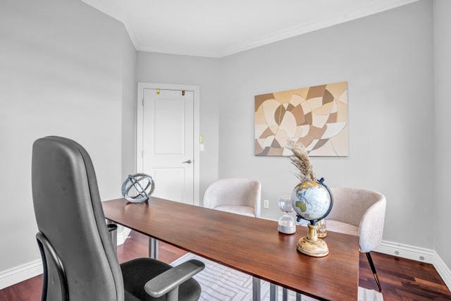 West Vancouver professional office with contemporary decor and natural light.